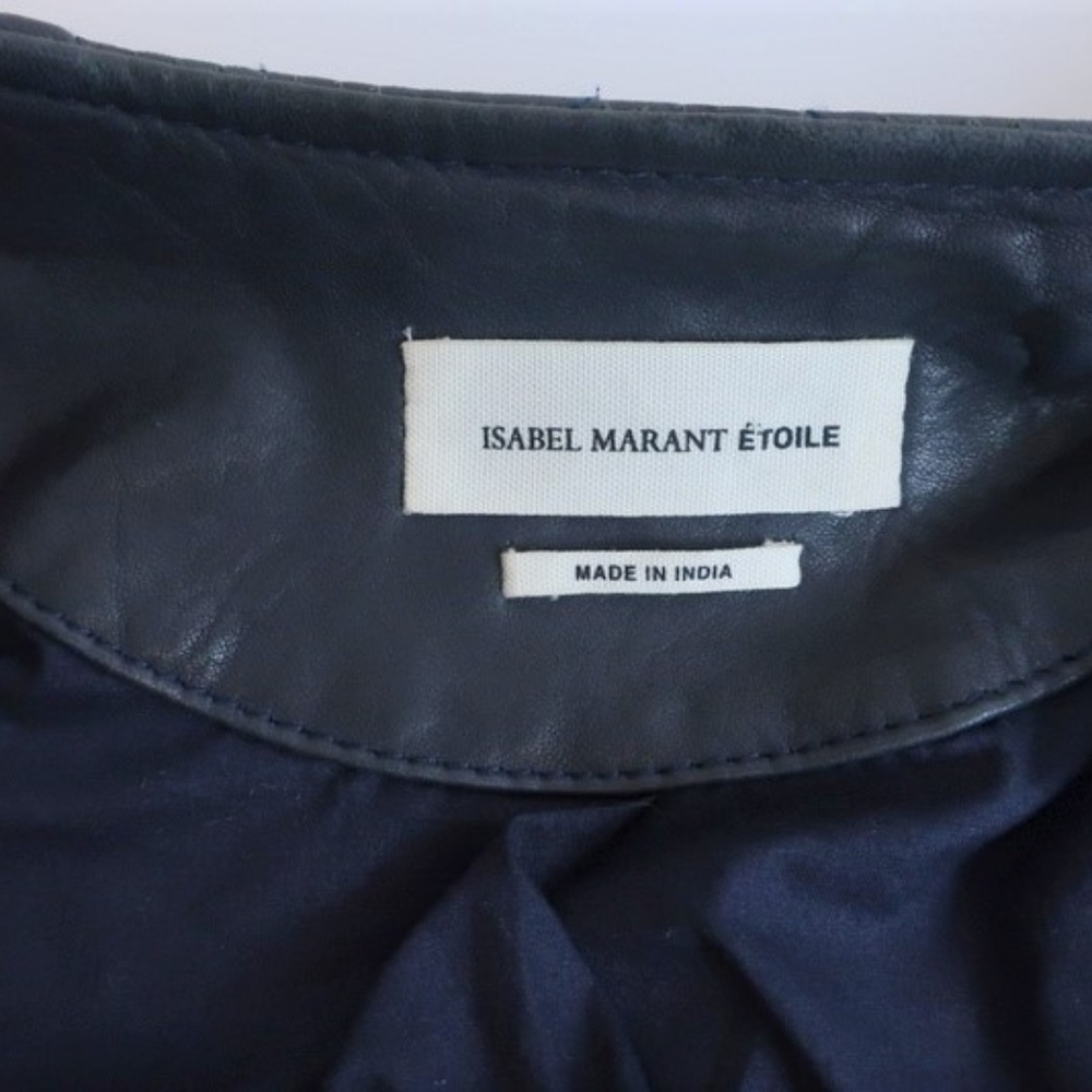 Isabel Marant Etoile Kady Quilted Leather Moto - Picture 5 of 8